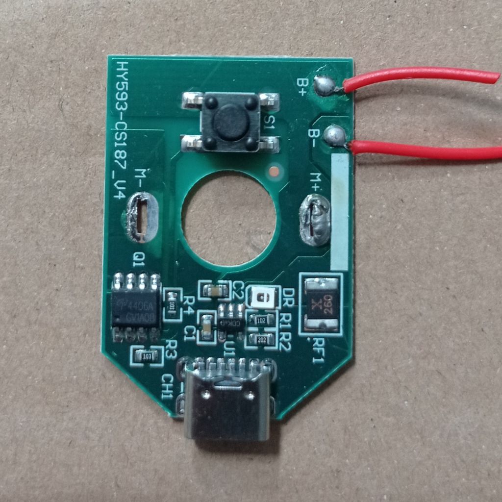 modul blender mini Chopper portable modul charger 3,7v 5v original