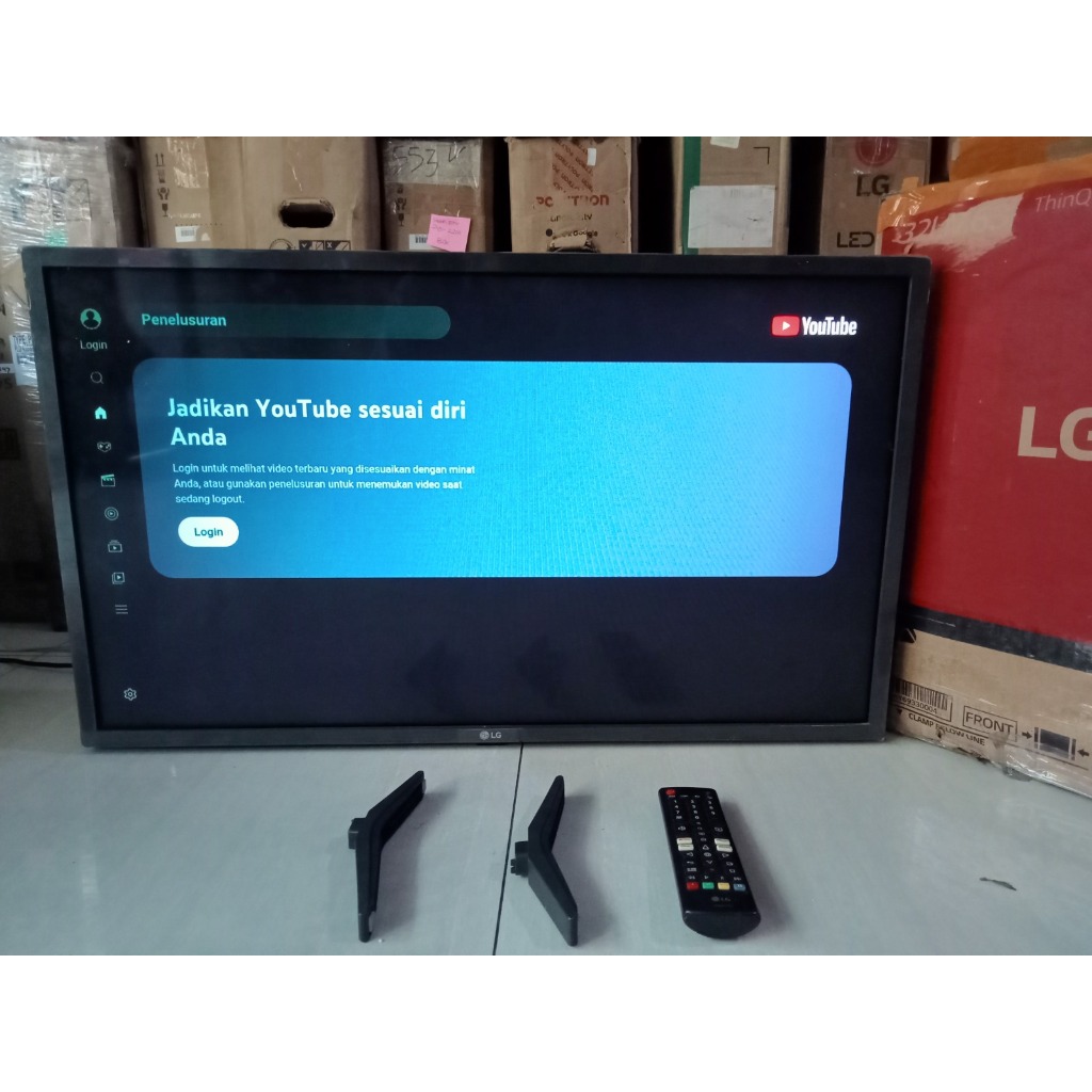TV LED LG 32 Inch HD SMART TV Youtube Wifi Netflix HDMI USB DVBT-T2 Kondisi bekas 3539F
