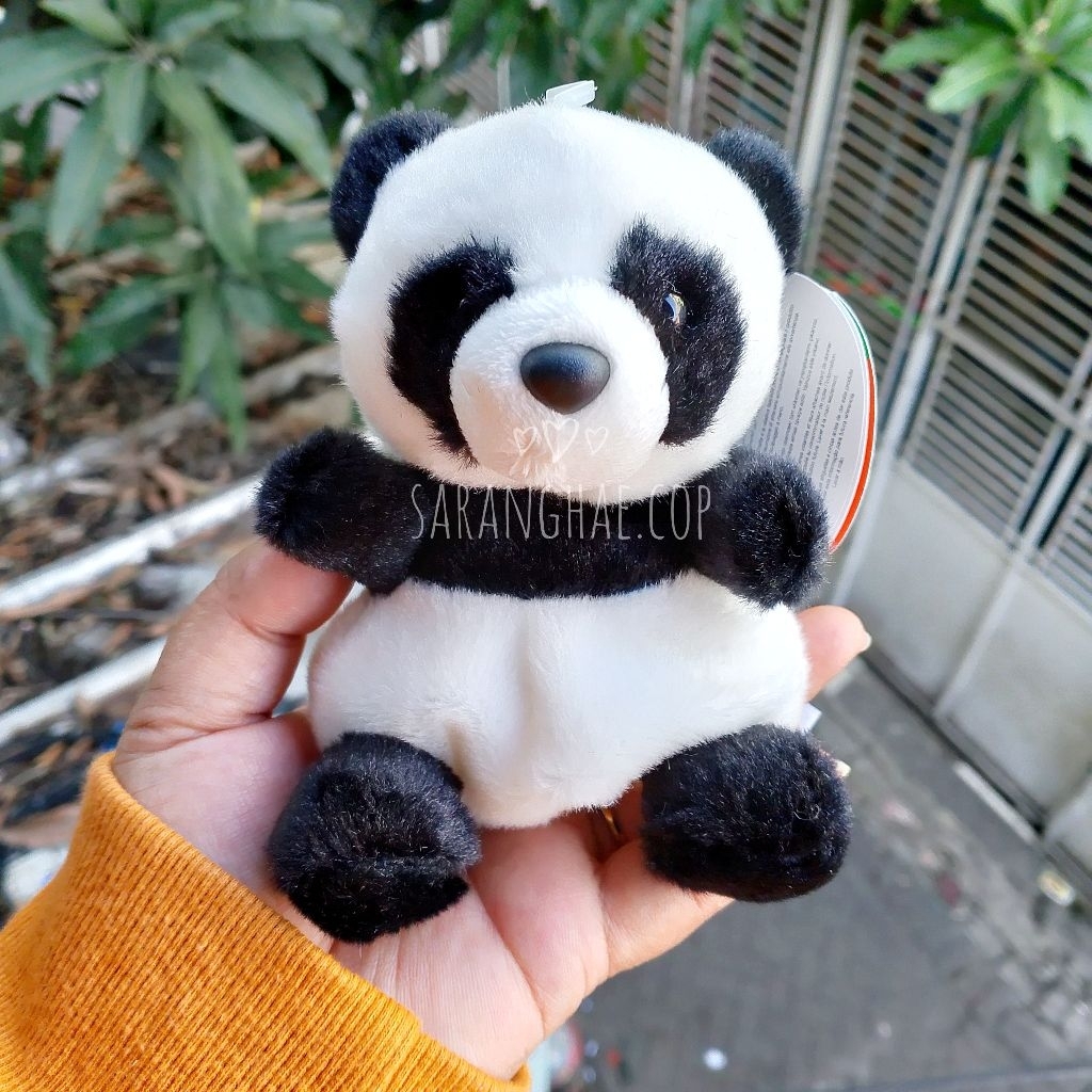 Boneka PalmPals Bamboo Panda Palm Pals Panda Original