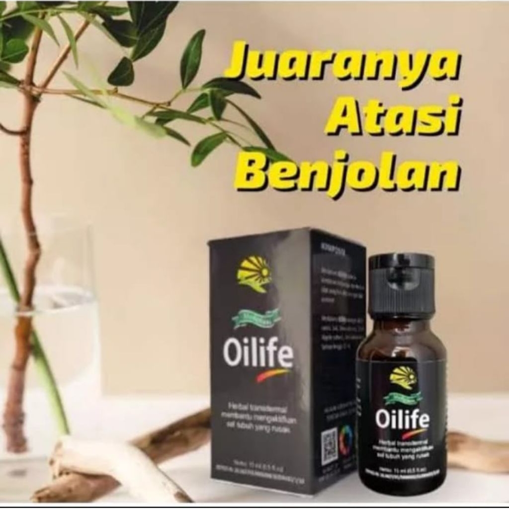Oilife minyak oles herbal atasi benjolan Terlariss