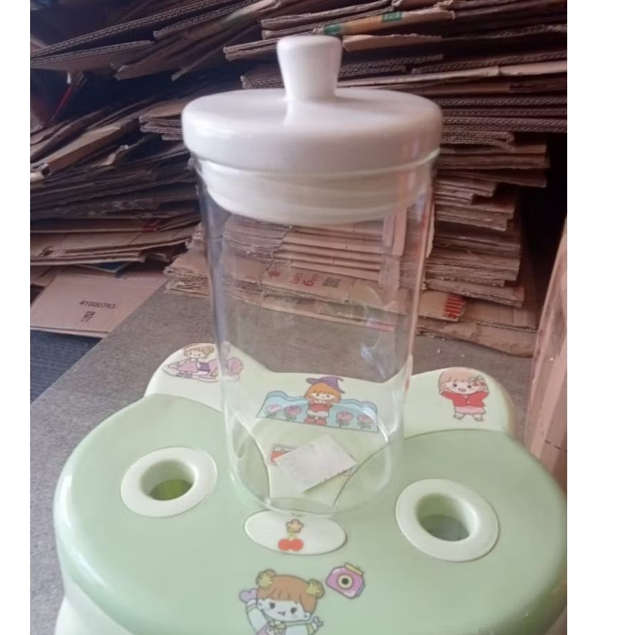 toples kaca informa 800ml tutup kedap udara wajib tambah bubble
