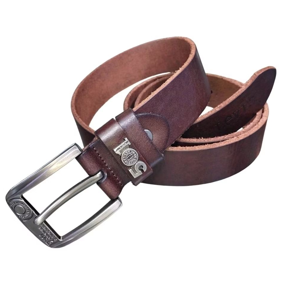 ikat pinggang pria kulit sapi asli 1 lapis  501 / belt / sabuk / gesper kulit asli import