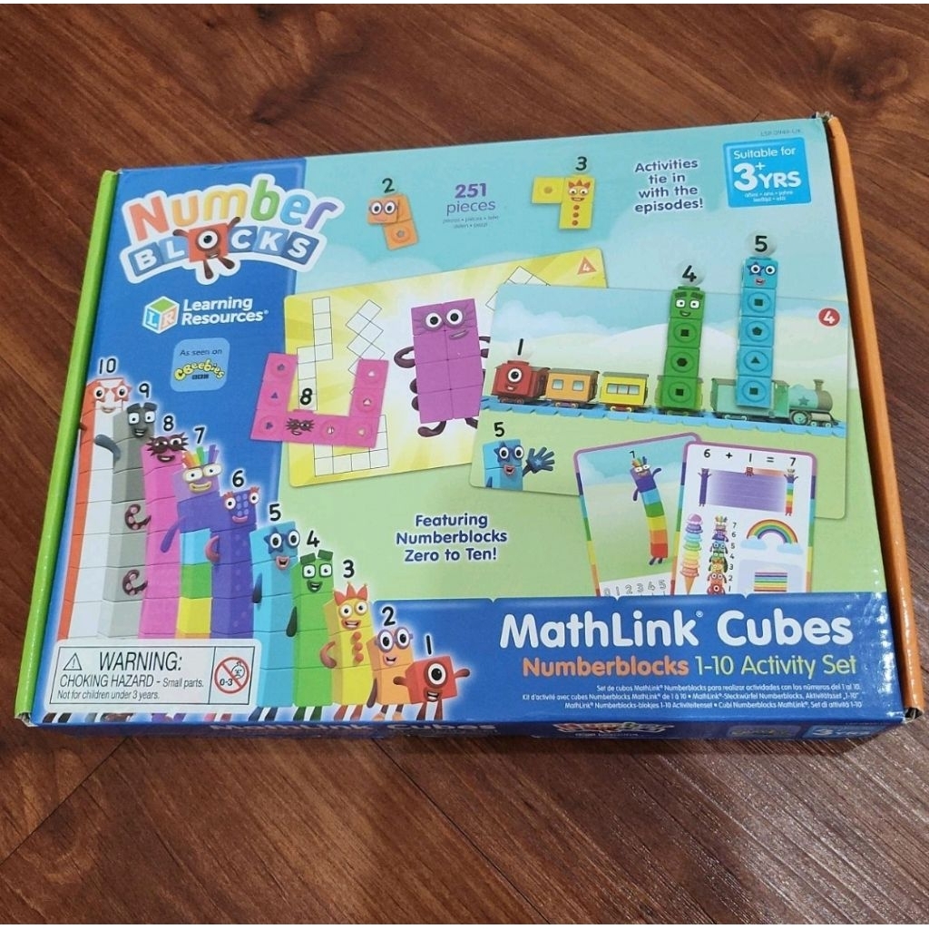 Learning Resources Matlink Cubes Numberblocks 1-10 ORIGINAL