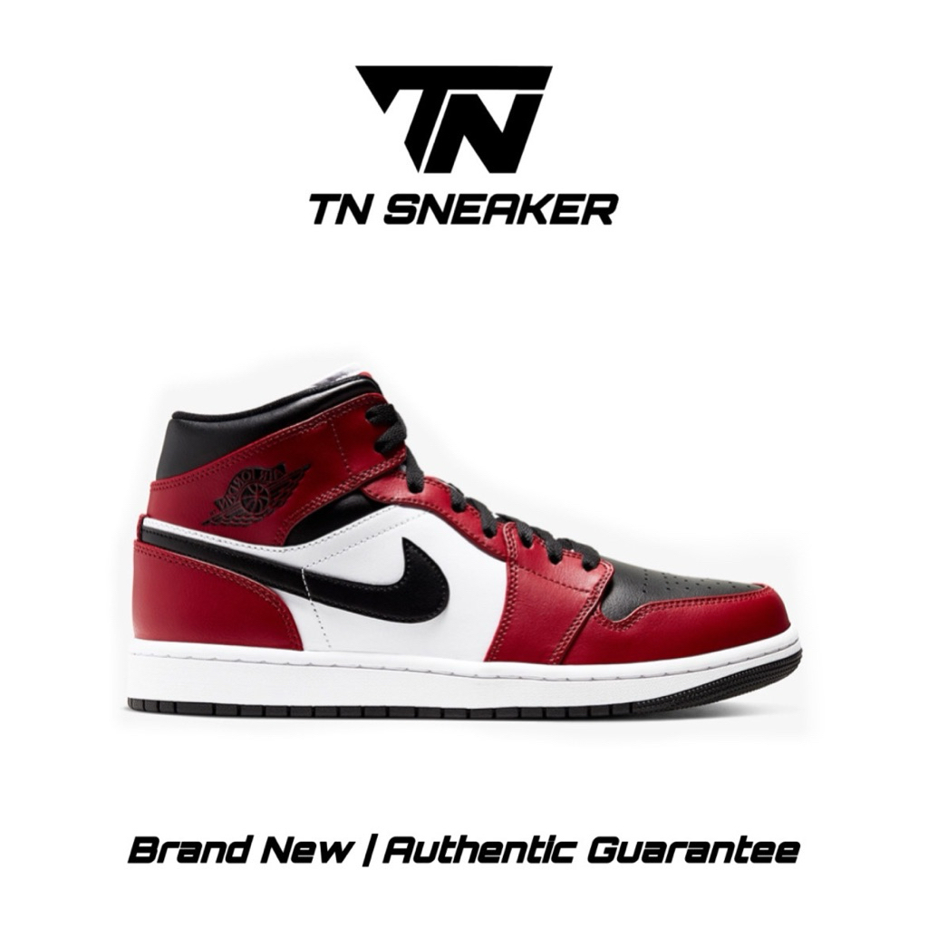 Air Jordan 1 Mid Chicago Black Toe