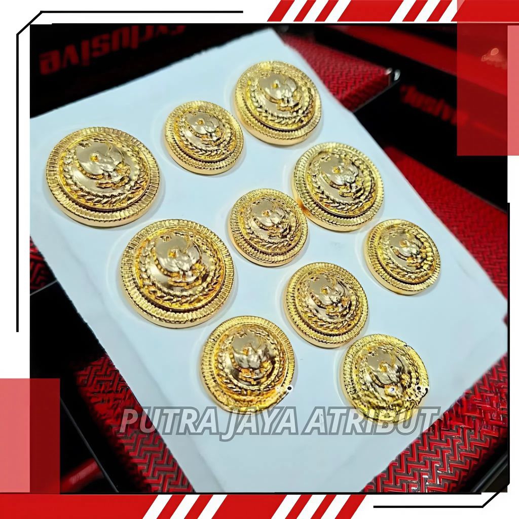 KANCING BAJU PDU KEMENIMIPAS KEMENTERIAN IMIGRASI DAN PEMASYARAKATAN EXCLUSIVE TERBARU PREMIUM QUALI