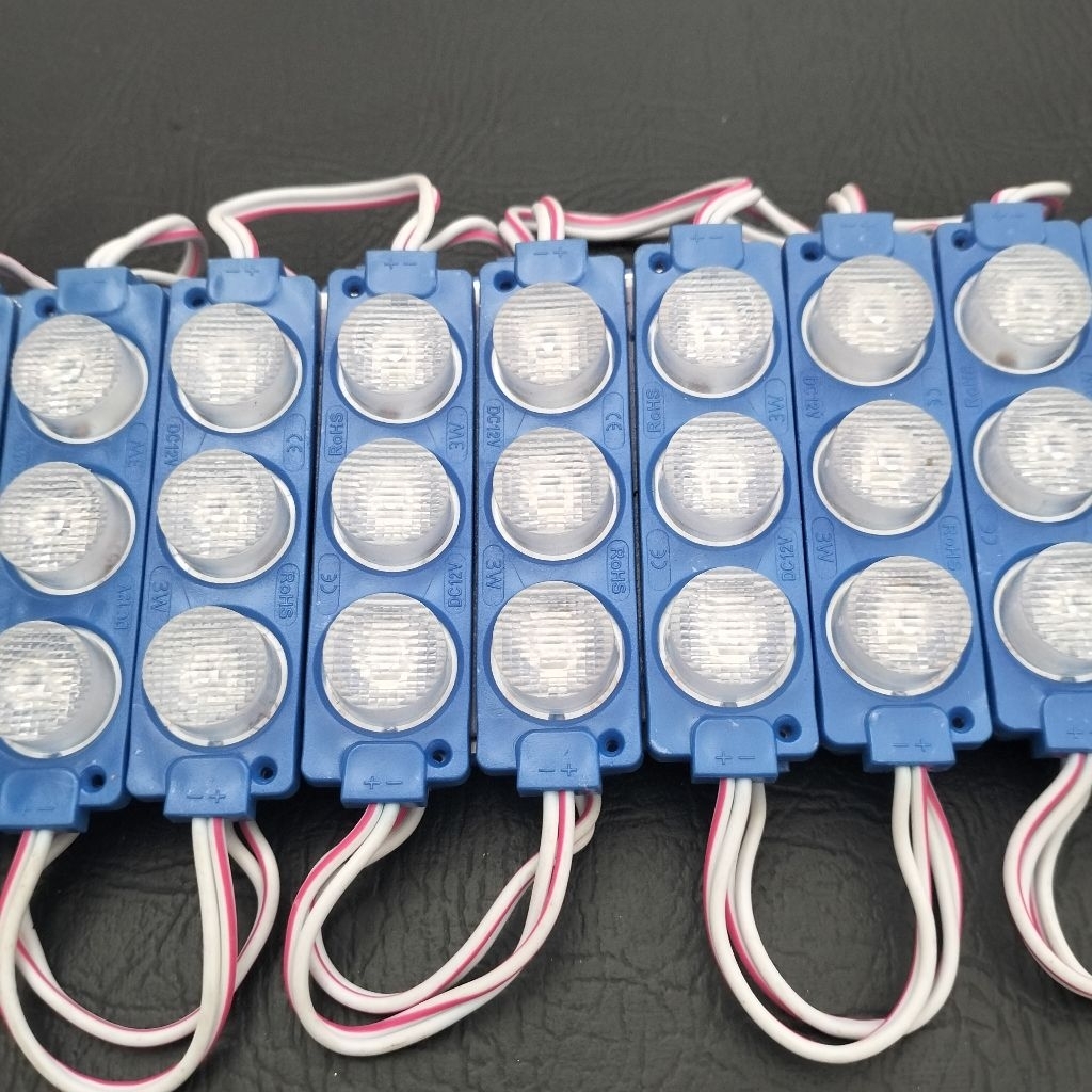 Lampu LED modul Strip 3 Mata smd modul mata 12V