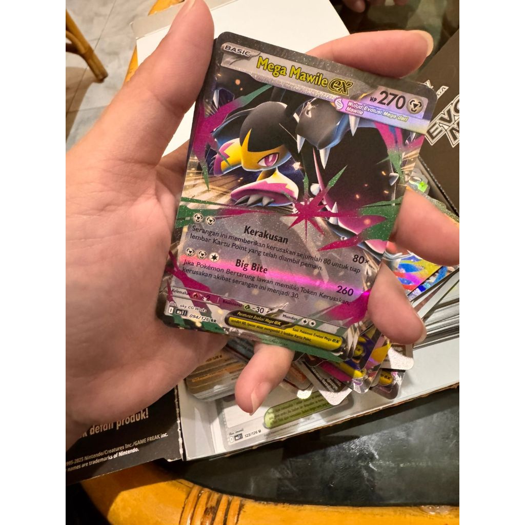 Mega Mawile ex RR MA1 094/126 Kartu Pokemon TCG Mega Evolusi