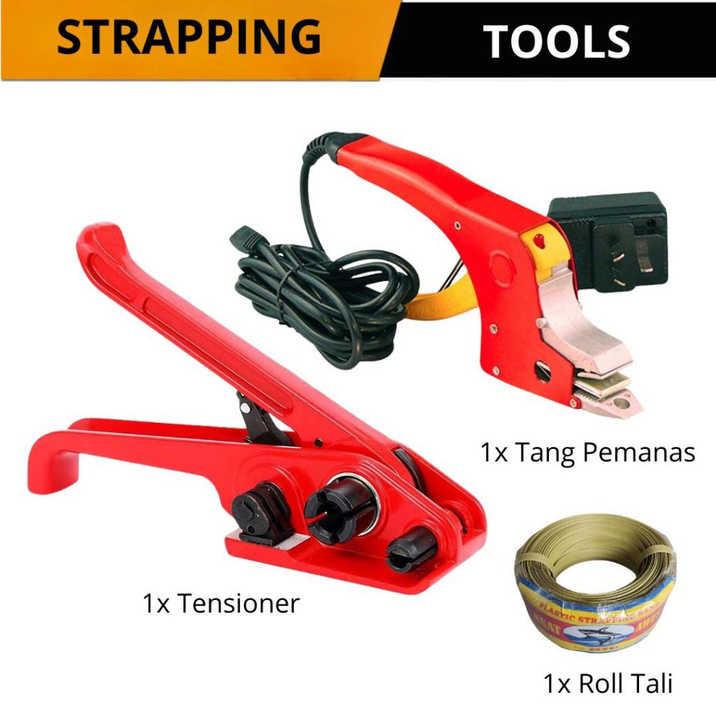 Paket Straping tool alat paking kemasan pp band poly straping paket 1 kg tali strap