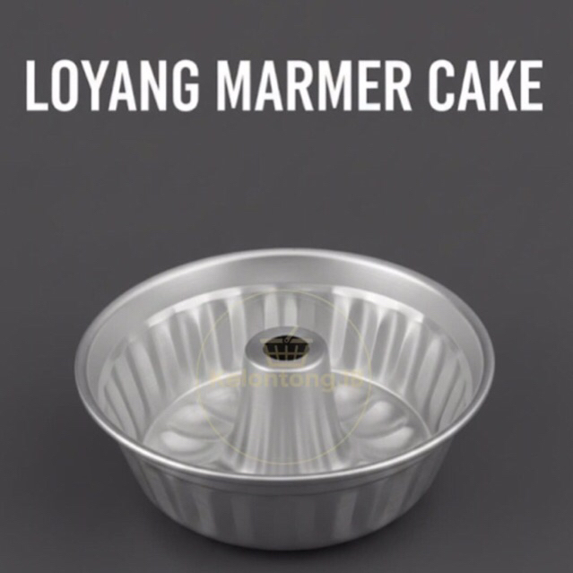 Loyang marmer cake size 16 18 20 cm / cetakan marmer cake / loyang marmer cake