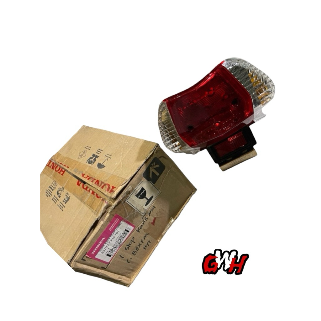 STOPLAMP LAMPU STOP ASSY BELAKANG HONDA KARISMA KHARISMA D X 125 ORIGINAL AHM 33700-KPH-881