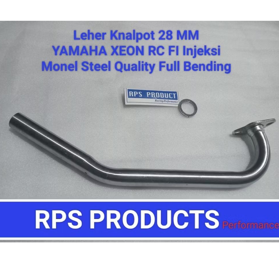 Leher Knalpot Bore Up Yamaha XEON RC FI 2013 Injeksi OD 28 MM Anti Karat Berkualitas