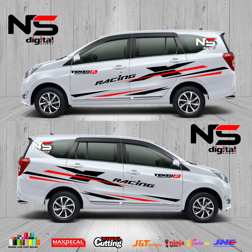 Stiker mobil sigra sticker mobil cuting stiker body mobil sigra ertiga xenia avanza calya