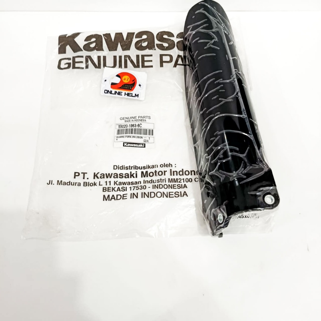 Pelindung Tutup Cover Shock USD Depan Kanan KLX 150 ORIGINAL KAWASAKI