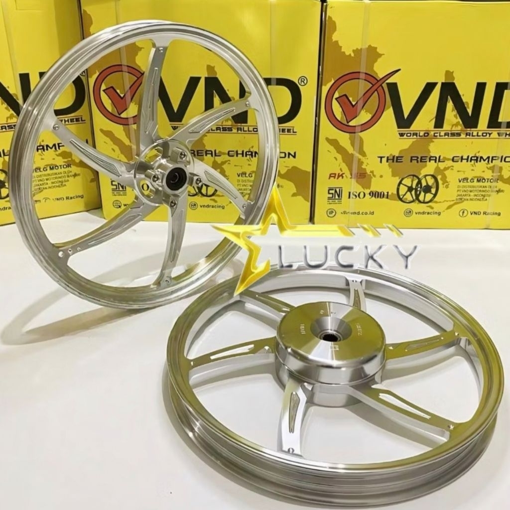 VELG VND SIX STAR V2 RING 17 BEAT FI/BEAT KARBU/BEAT ESP/SCOPPY/GENIO/VARIO 110/VARIO 125/VARIO 150/