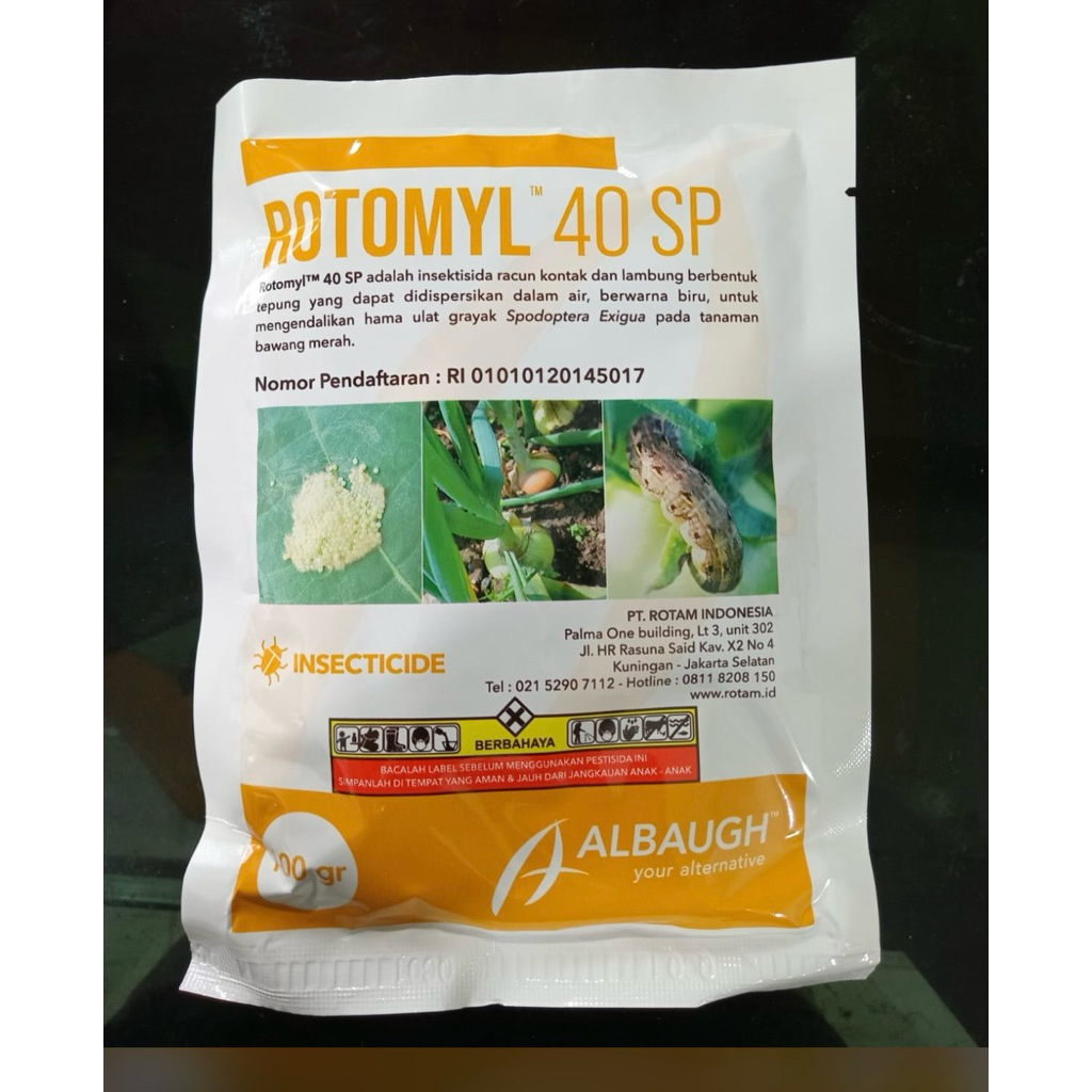 GROSIR ROTOMYL 40SP - Metomyl 40 SP kemasan 100gr
