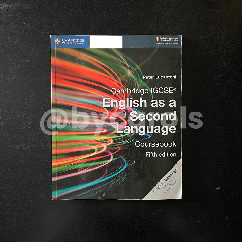 CAMBRIDGE IGCSE ENGLISH AS A SECOND LANGUAGE COURSEBOOK FIFTH EDITION ORIGINAL