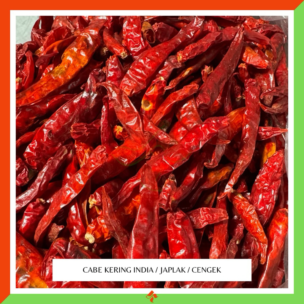 KAKARA - Cabe Kering TJ / Cabe kering TJ / Japlak / cengek impor pedas berkualitas 1 kg grosir kiloa