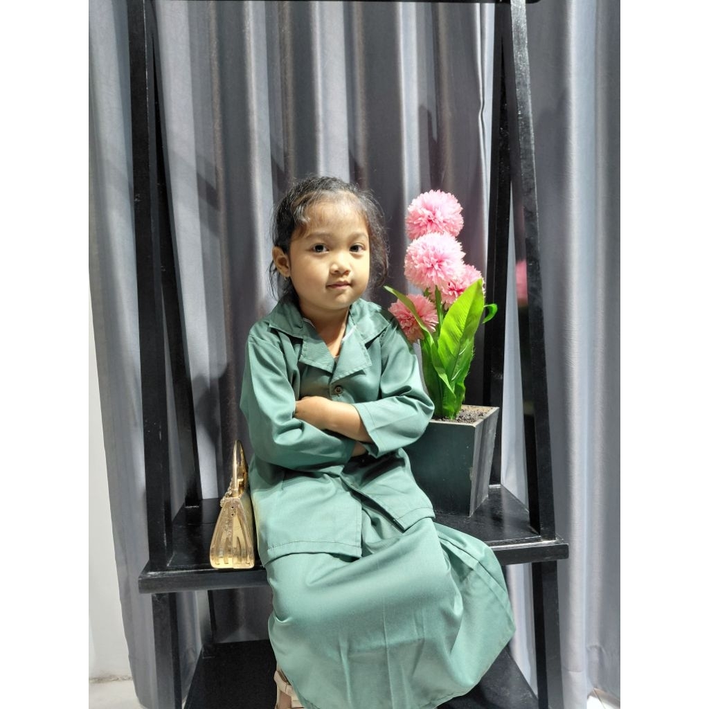 SERAGAM PROFESI ANAK BAJU KOSTUM PERSIT ANAK MODEL PERSIT 3-10 TAHUN/KARNAVAL ANAK/PROFESI PERSIT TN