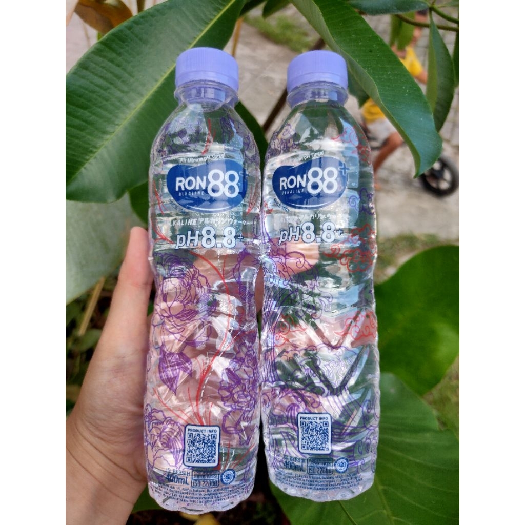 Ron88 Alkaline Water 400ml pH 8.8+ (Box isi 24 Botol)