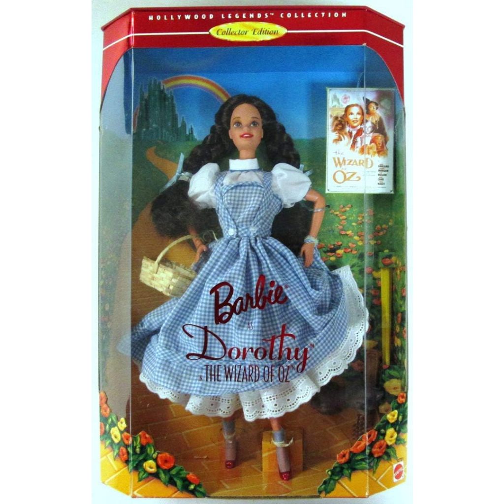Mattel Hollywood Legends Collection, Collector Edition, 1995 Barbie Dorothy in The Wizard of Oz in B