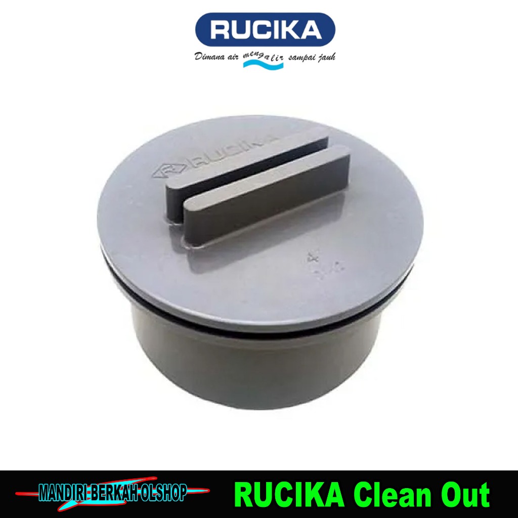 RUCIKA Clean Out / CO / Dop / Cap PVC 4" inch Type D