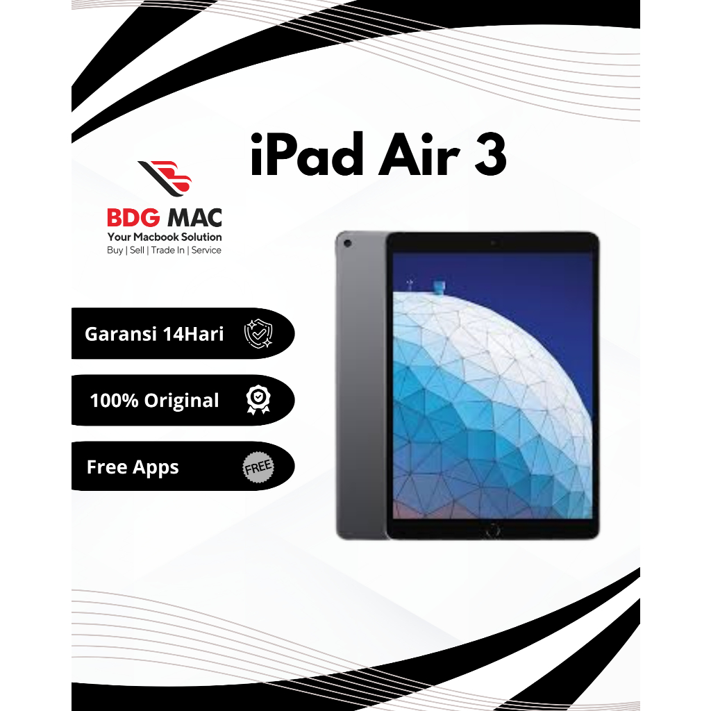 Apple iPad Air 3 64GB 256GB Wifi Second Original
