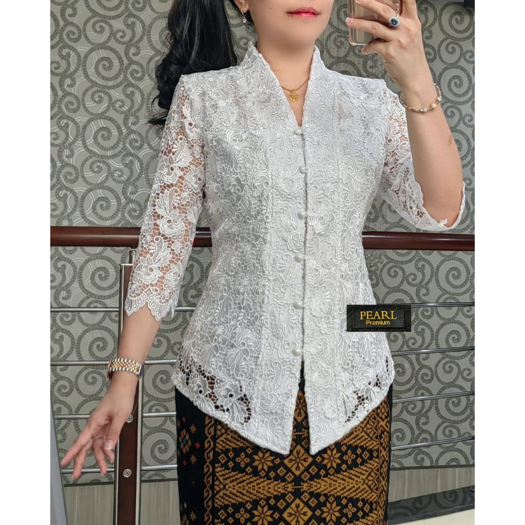 Atasan brokat premium