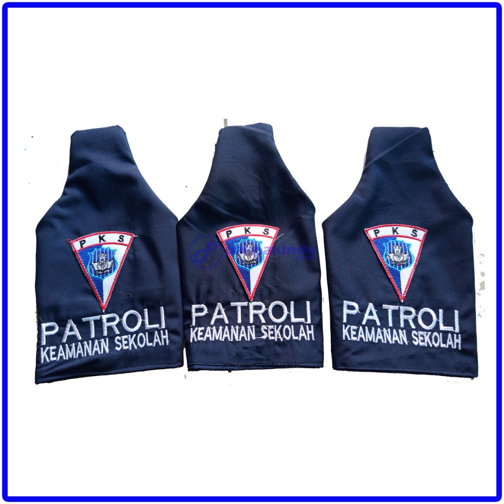 BAN LENGAN PKS PATROLI KEAMANAN SEKOLAH PAKAI TULISAN DAN LOGO BORDIR