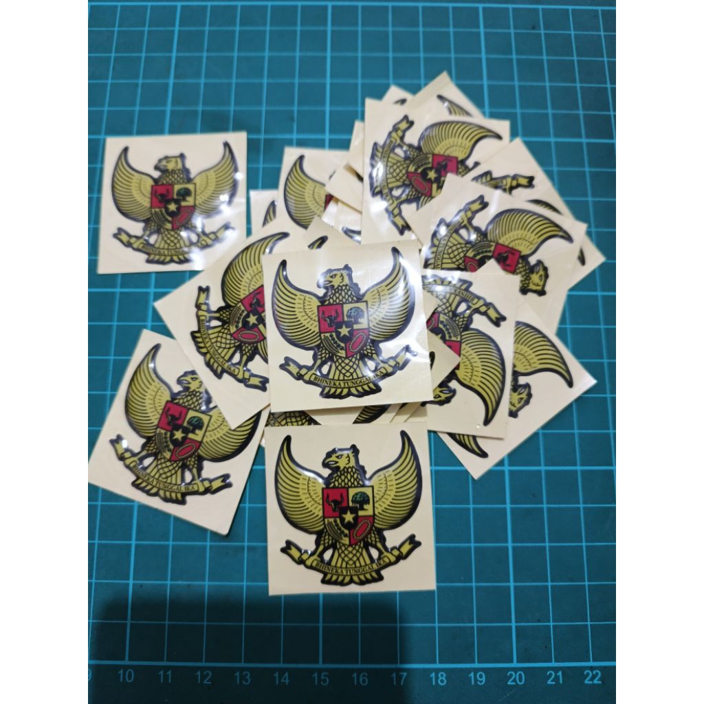 sticker timbul logo garuda logo indonesia logo burung garuda