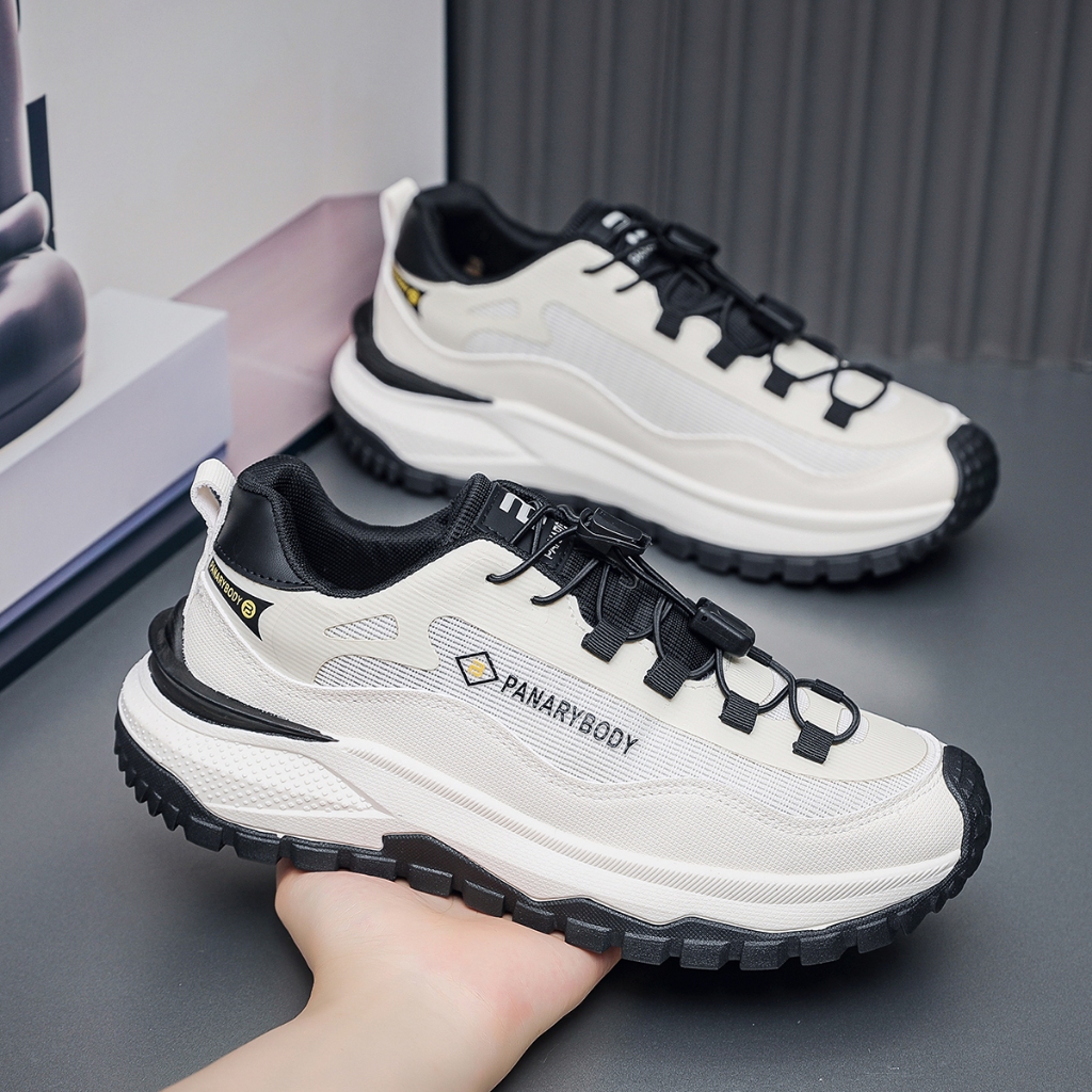 PANARYBODY Sepatu Pria  Kasual Kampus Pelajar Style Modis Sneakers Cowok Bertali HangOut QNF6660