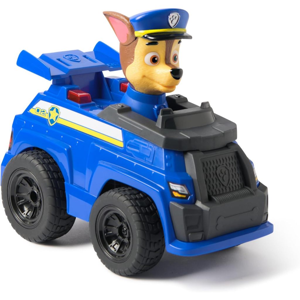 PAW PATROL - Chases Remote Control Police Car with Light Effects, Approx. 25 cm, Easy Remote Control