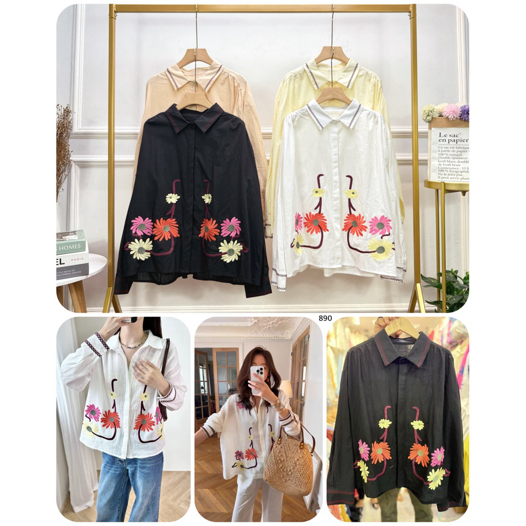 Pgmta Grosir Kemeja import Kode 890 serian isi 4 pcs