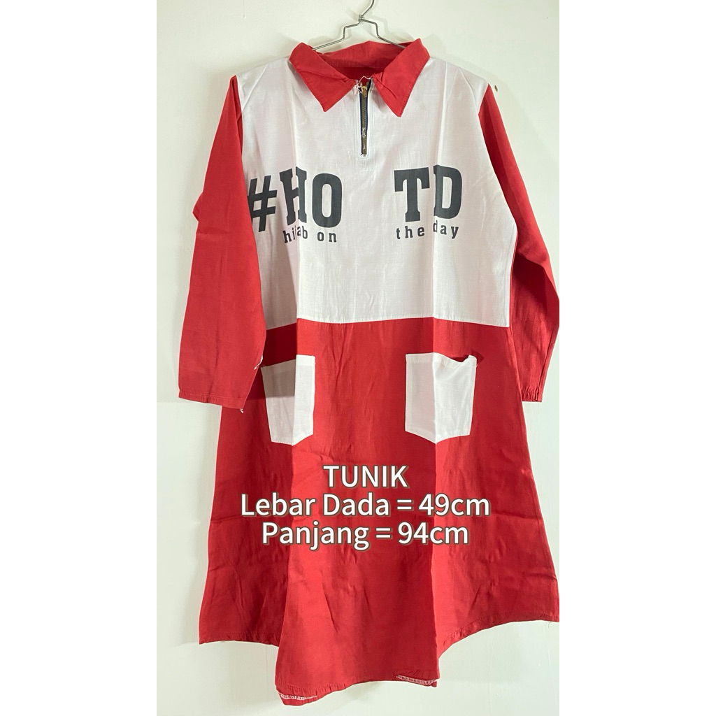 TUNIK MERAH PUTIH