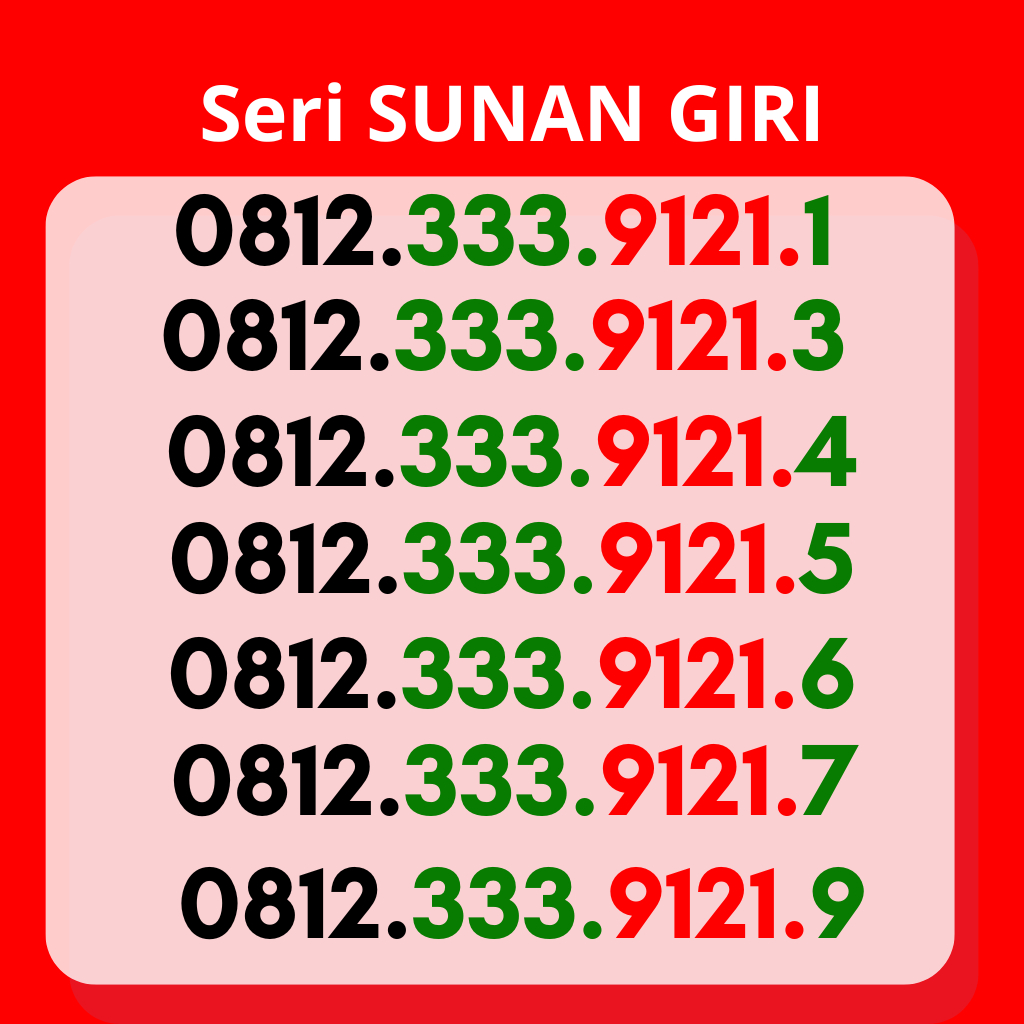 NOMER CANTIK TELKOMSEL SERI TRIPLE