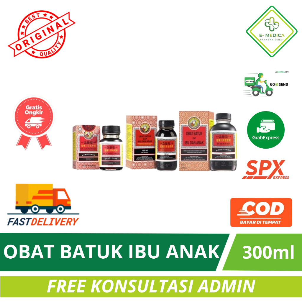 ⚡KILAT⚡ Obat Batuk Ibu Anak Obida 300ml Manjur