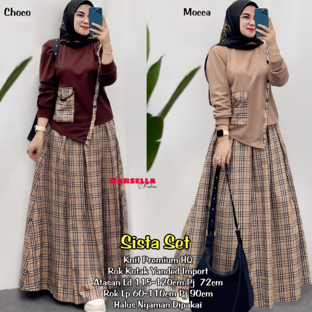 Sista Setelan & Dinar Setelan By Marsella Fashion