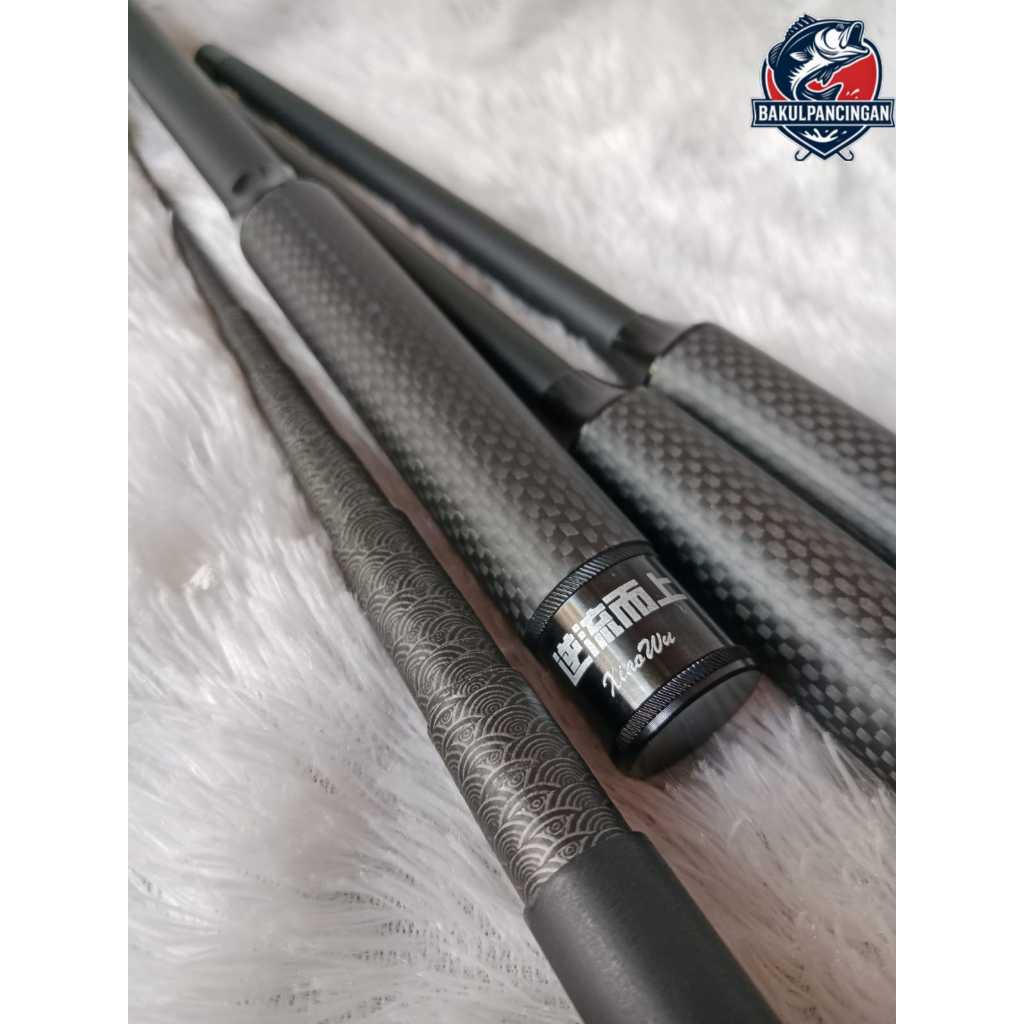 Joran Tegek Kaku Joran Mini XIAO WU terbaru 150-210cm mungil