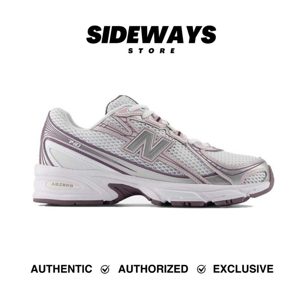 New Balance 740 Ice Wine White Rose Sugar Silver Metallic (U740PK2) - 100% Original Guarantee