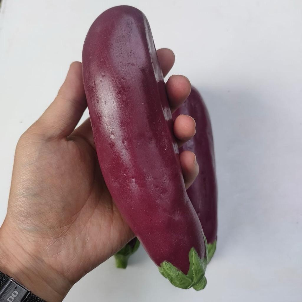 Replika Sayuran Terong (1pcs) / Dummy sayuran / Edukasi / Sayuran palsu / Dekorasi