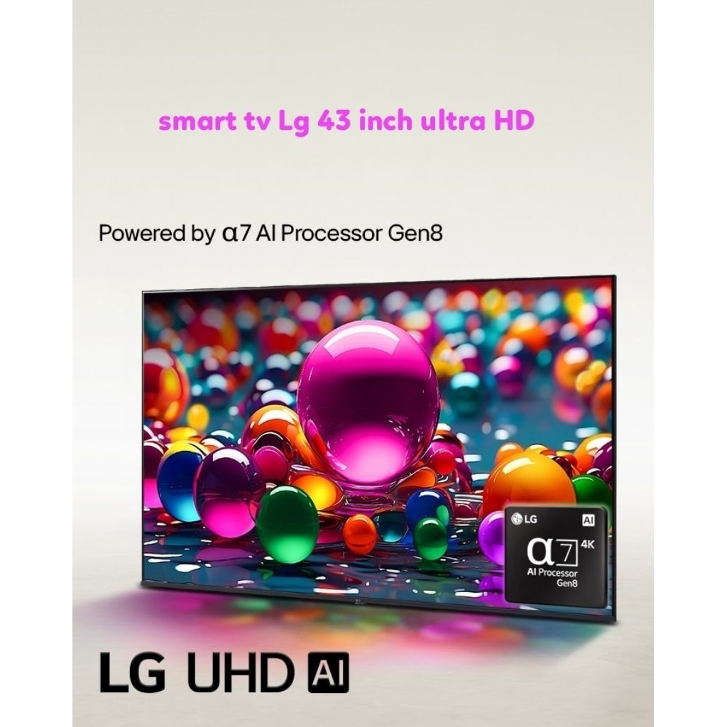 Smart tv 43 inch LG 43UA7550 UHD AI Tv LG 43 inch smart tv