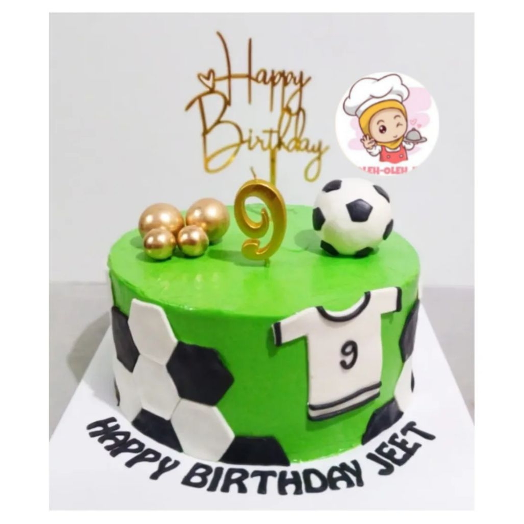 Football Cake custom / Kue ulang tahun Bola / Kue ultah Bola Anak laki-laki