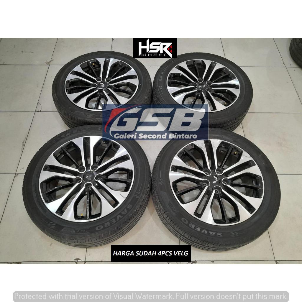 Ready velg ori mobil WULING ALMAZ R18X7 5X114,3 ET 32 B/P + BAN BONUS pnp ke inova,creta,xtrail