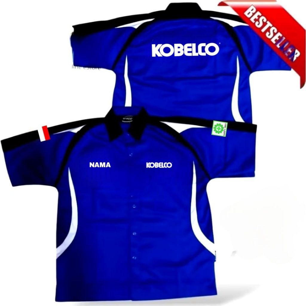 kemeja Kobelco baju Kobelco seragam Kobelco Pdh Kobelco Pdl Kobelco baju kerja Kobelco kemeja kerja 