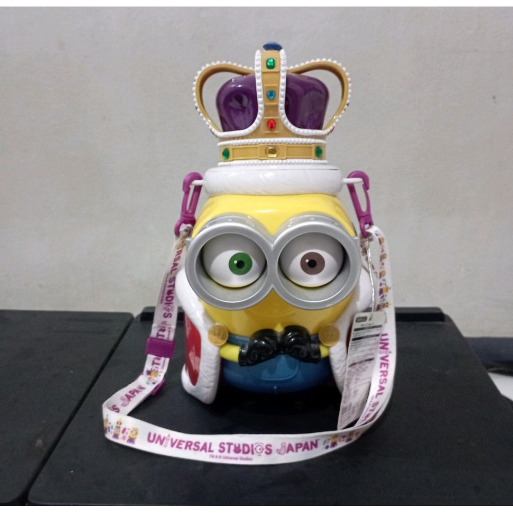 Minion Popcorn bucket King Bob - Original Universal studios Japan
