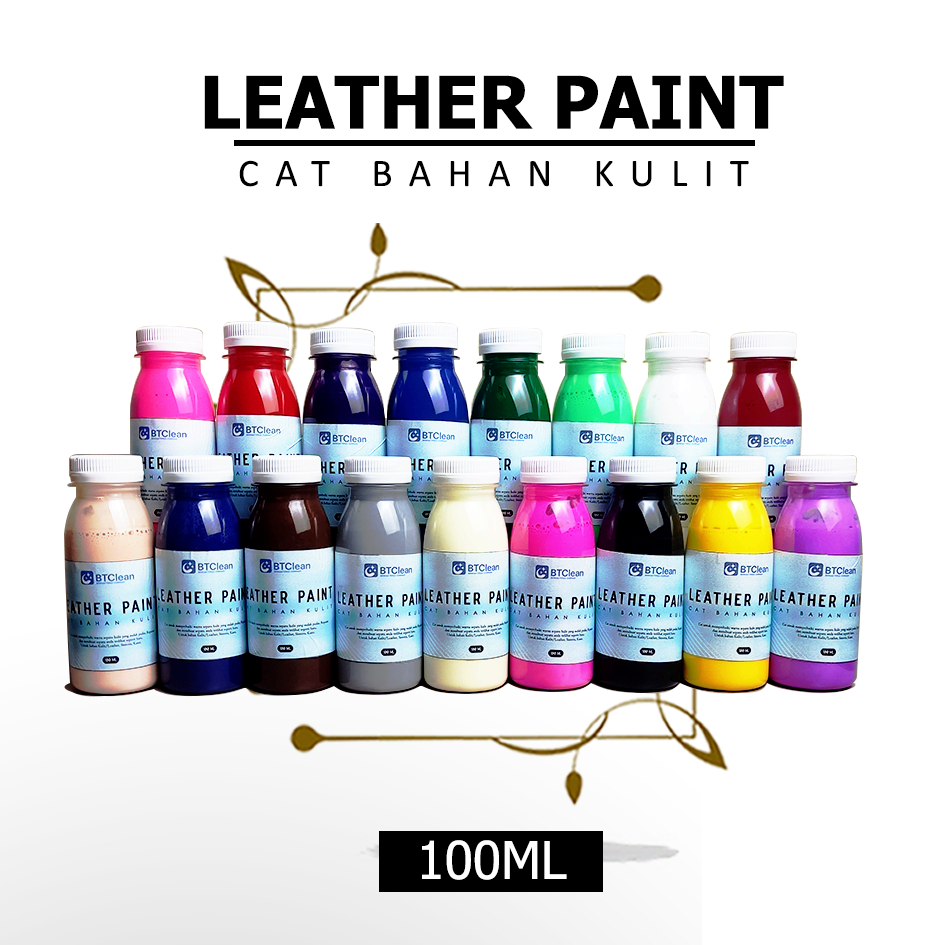 Cat Tas Sepatu Kulit & Sintetis - Untuk Kulit Karet Sole & Sintetis 100ML