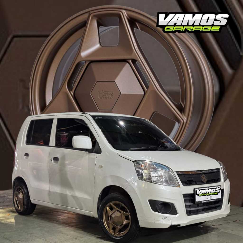 VELG HSR TELU R14X6 H8X100-114,3 PELEK MOBIL RING 14 UNTUK WAGON, KARIMUN, ATOZ, WULING, PICANTO DLL