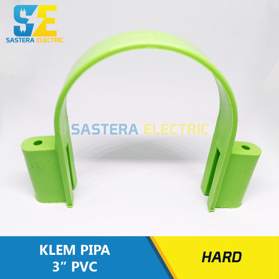 Klem Pipa PVC 3" inch Hard / Klem 3" PVC / Pipe Clamp 3" / Klem Pipa 3" inch / Penjepit Pipa 3"
