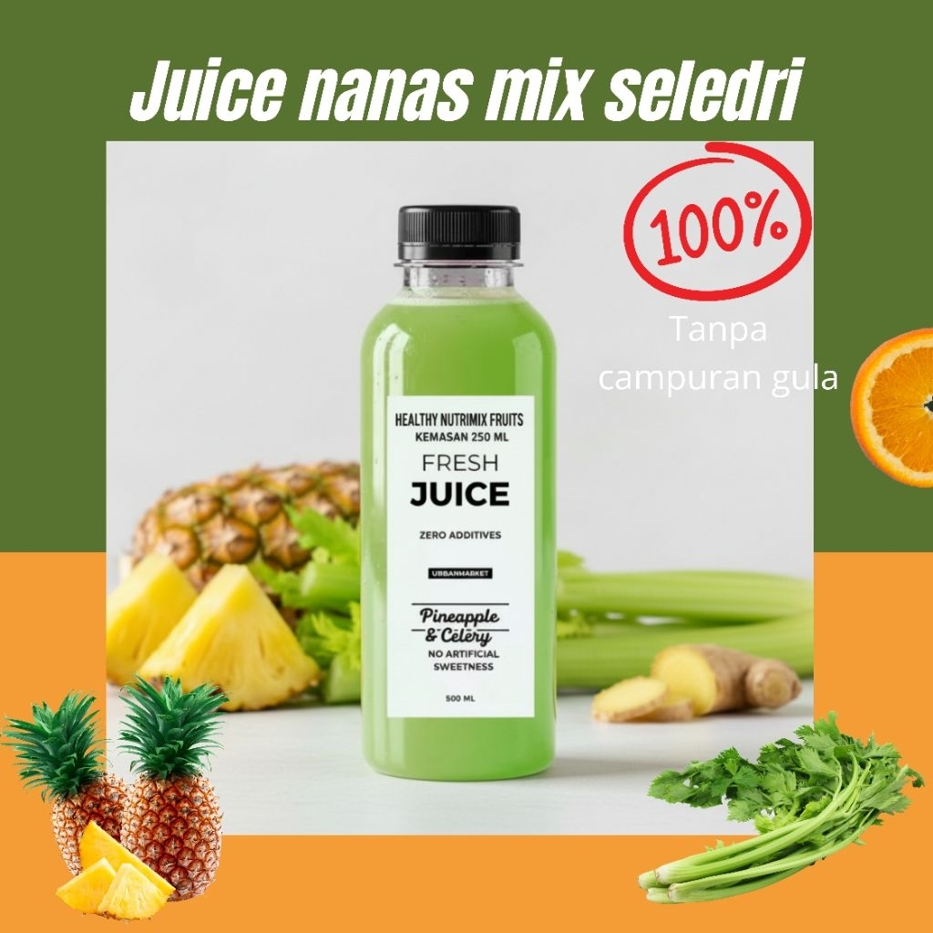 HEALTHY FRUITS JUS NANAS MIX SELEDRI