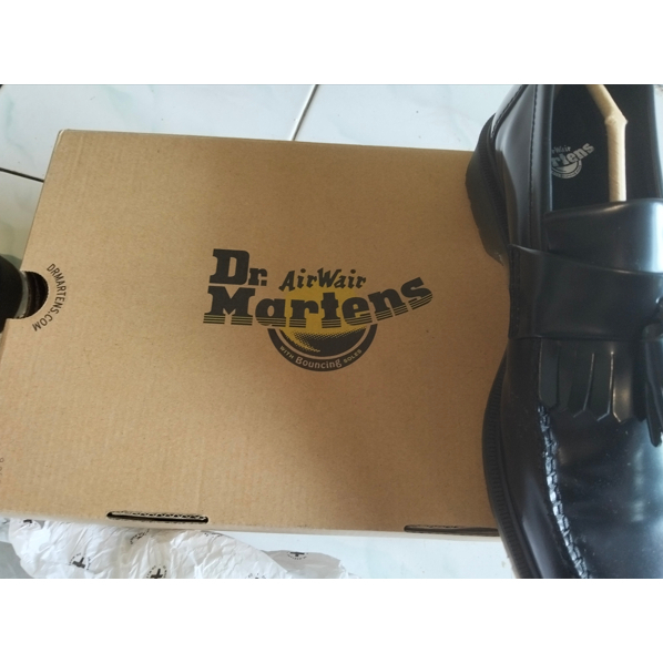 sepatu Dr. Martens Adrian Tassel Unisex Loafer - Black second original