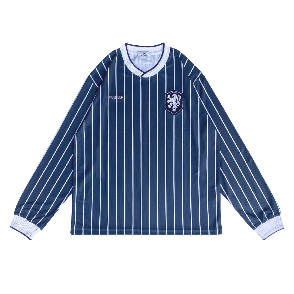 Hoender Jersey Blu Fuoco Longsleeve Oversized